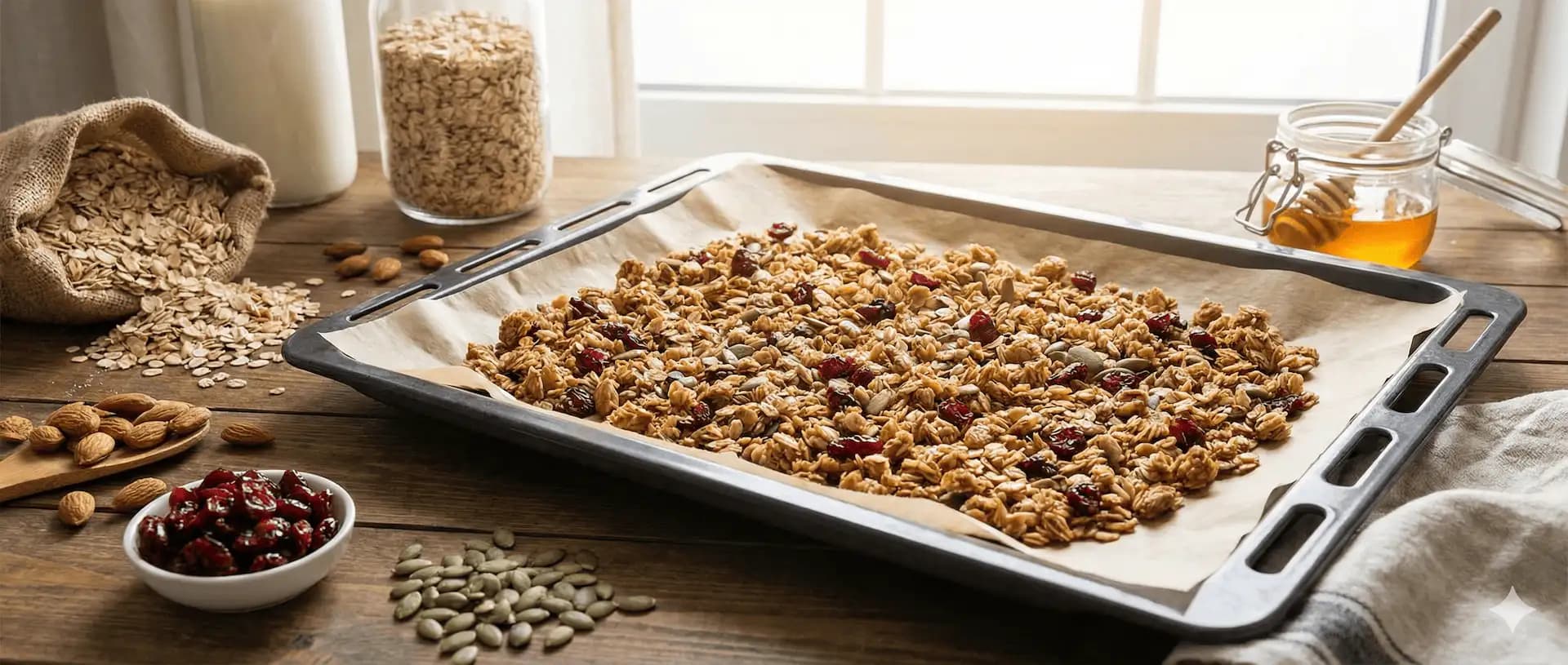 Σπιτική granola χωρίς ζάχαρη